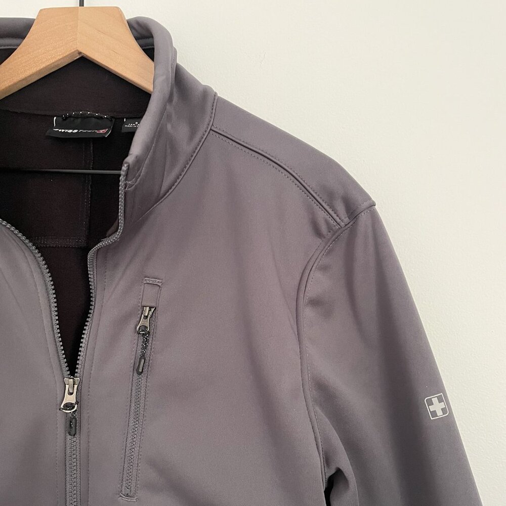 Swiss Tech Grey Softshell Jacket - image 4